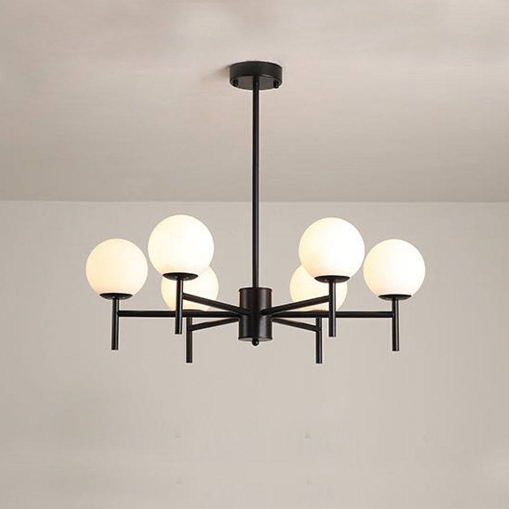 NODA - Lustre Nordique, Métal/Verre, Doré/Noir