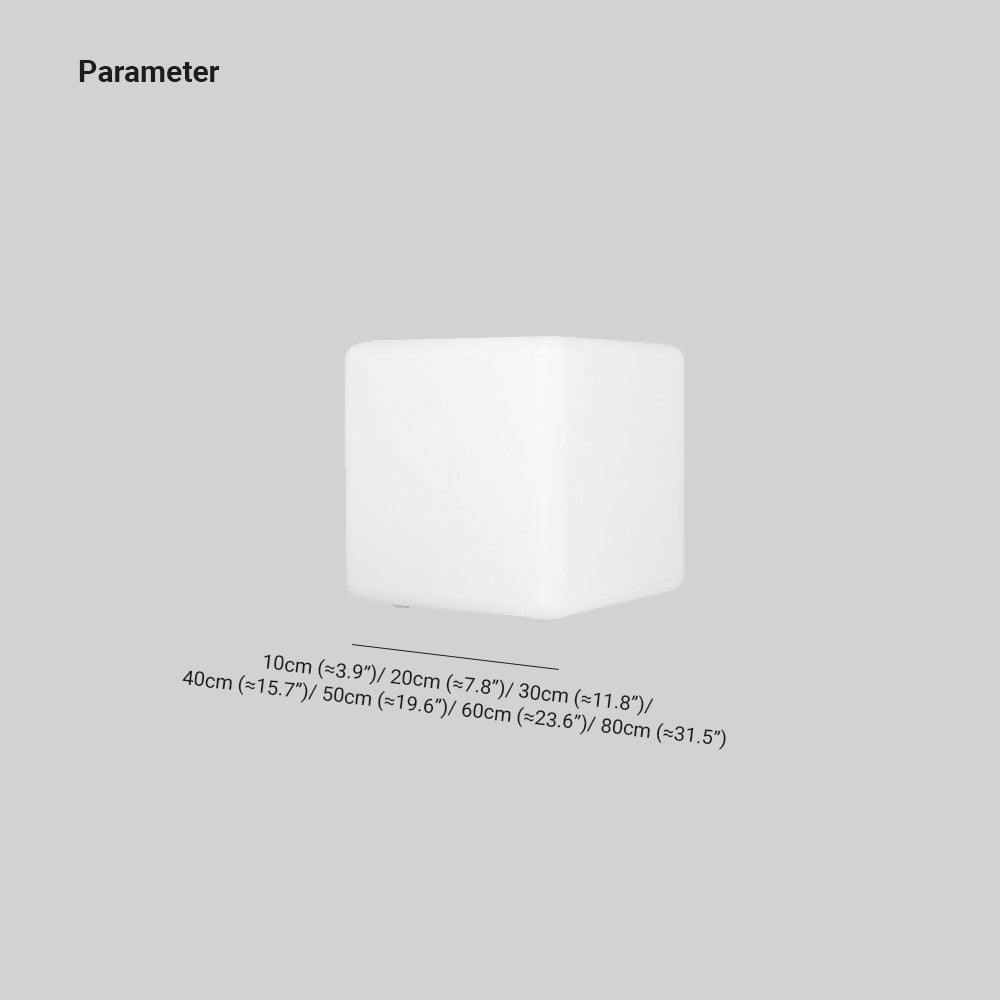 CUBI - Lampe Extérieure Cube Moderne, Blanc