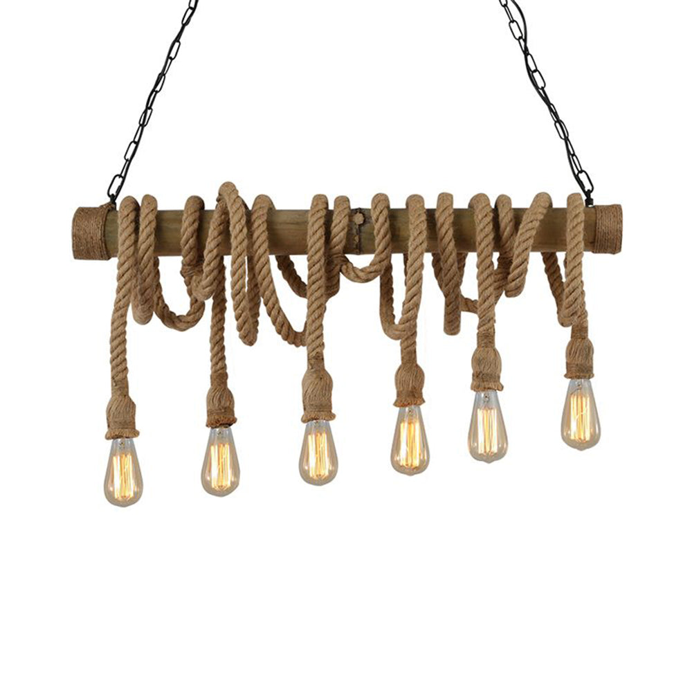 SAYA - Suspension Naturel Bambou, Marron